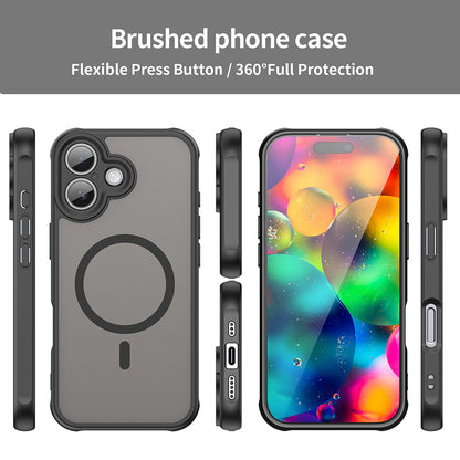 Калъф MagSafe за Apple iPhone 17, Techsuit, HaloFrost II, Черен