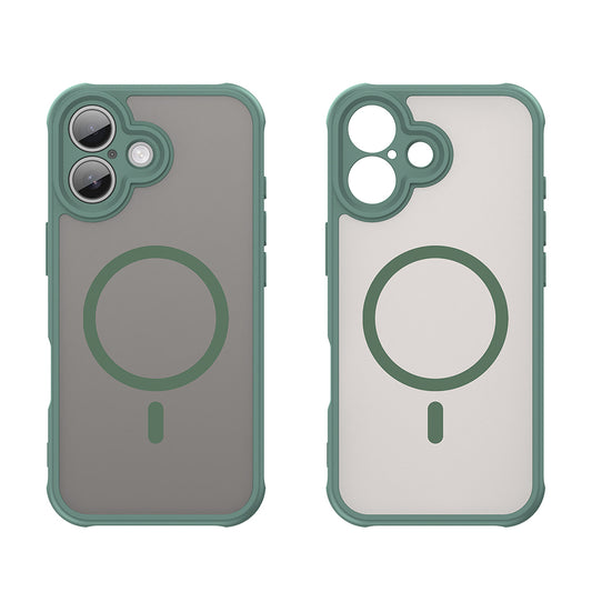 Калъф MagSafe за Apple iPhone 17, Techsuit, HaloFrost II, Зелен