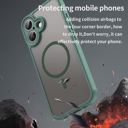 Калъф MagSafe за Apple iPhone 17, Techsuit, HaloFrost II, Зелен
