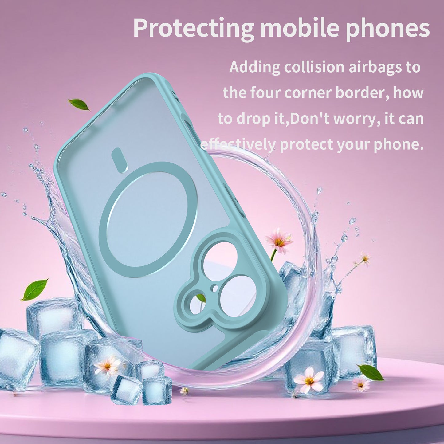 Калъф MagSafe за Apple iPhone 17, Techsuit, HaloFrost II, Светлозелен