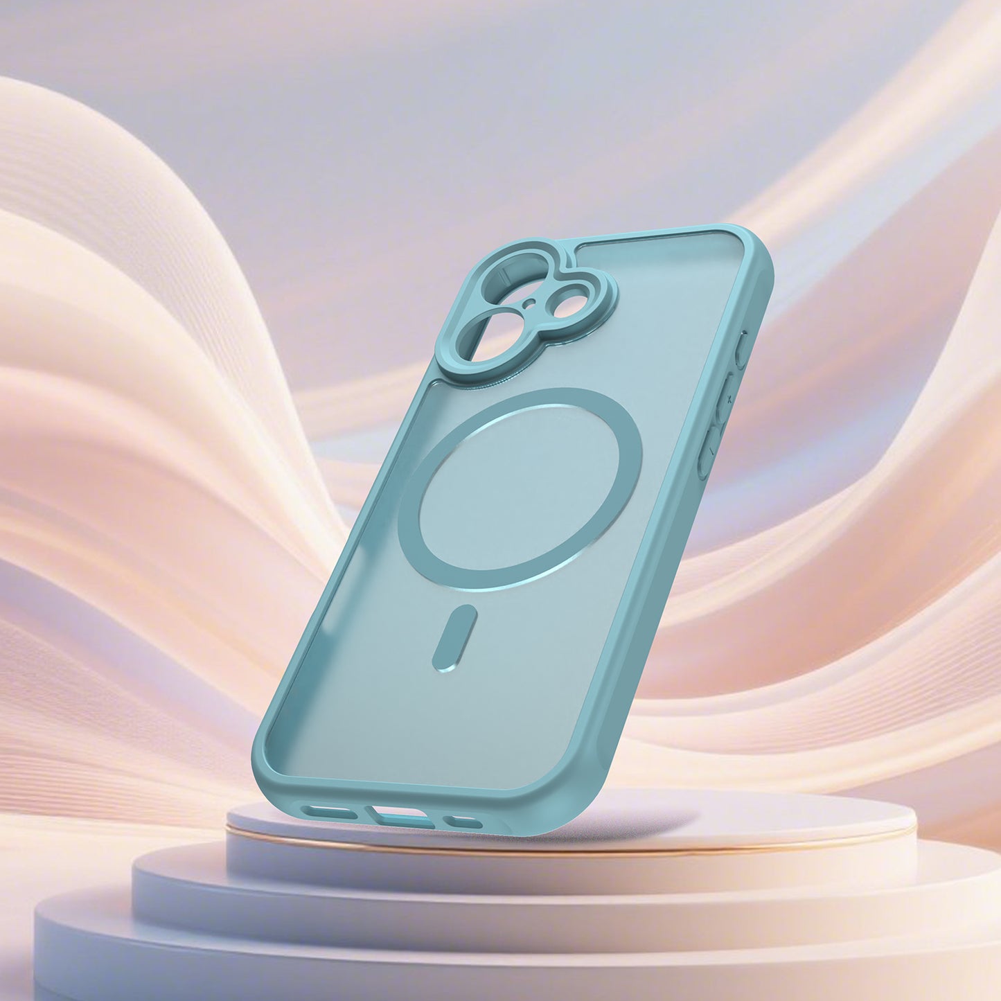 Калъф MagSafe за Apple iPhone 17, Techsuit, HaloFrost II, Светлозелен