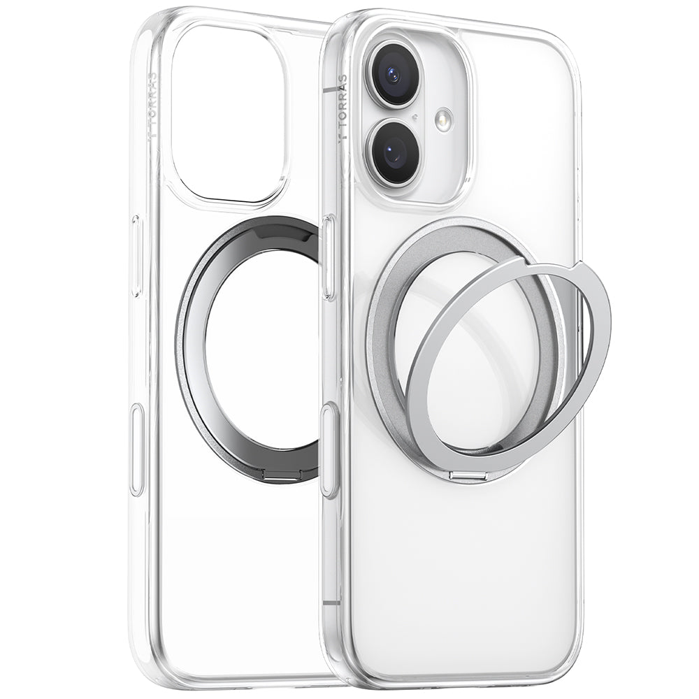 Калъф MagSafe за Apple iPhone 17, Torras, Ostand Pro, Прозрачен
