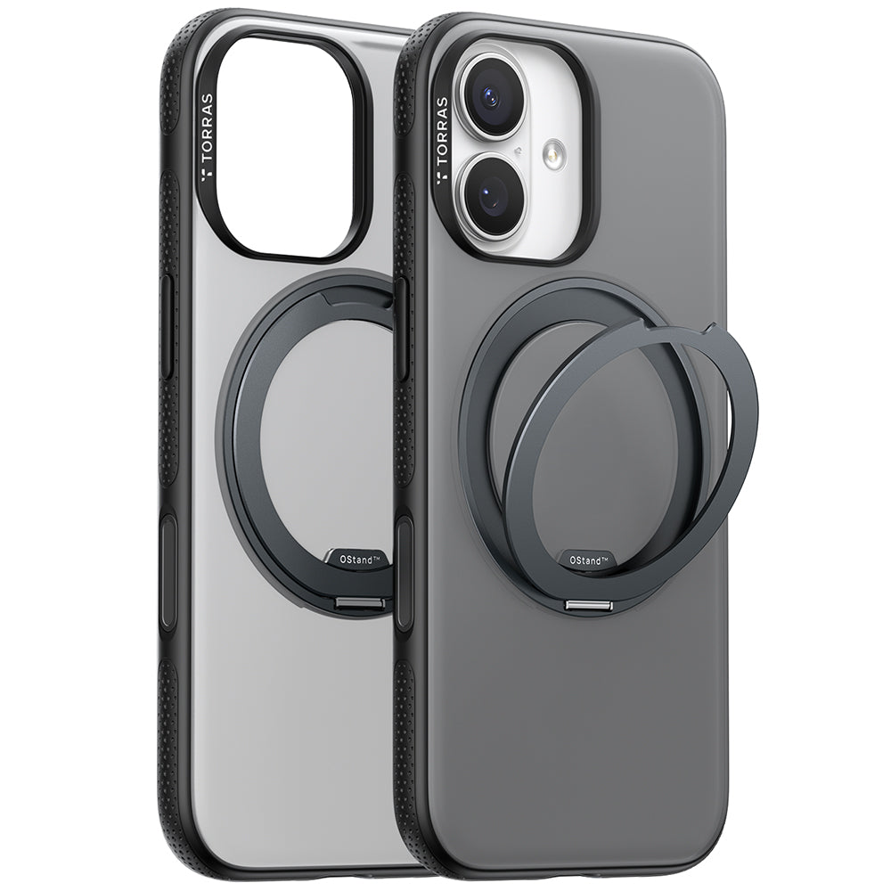 Калъф MagSafe за Apple iPhone 17, Torras, Ostand R Fitness, Черен