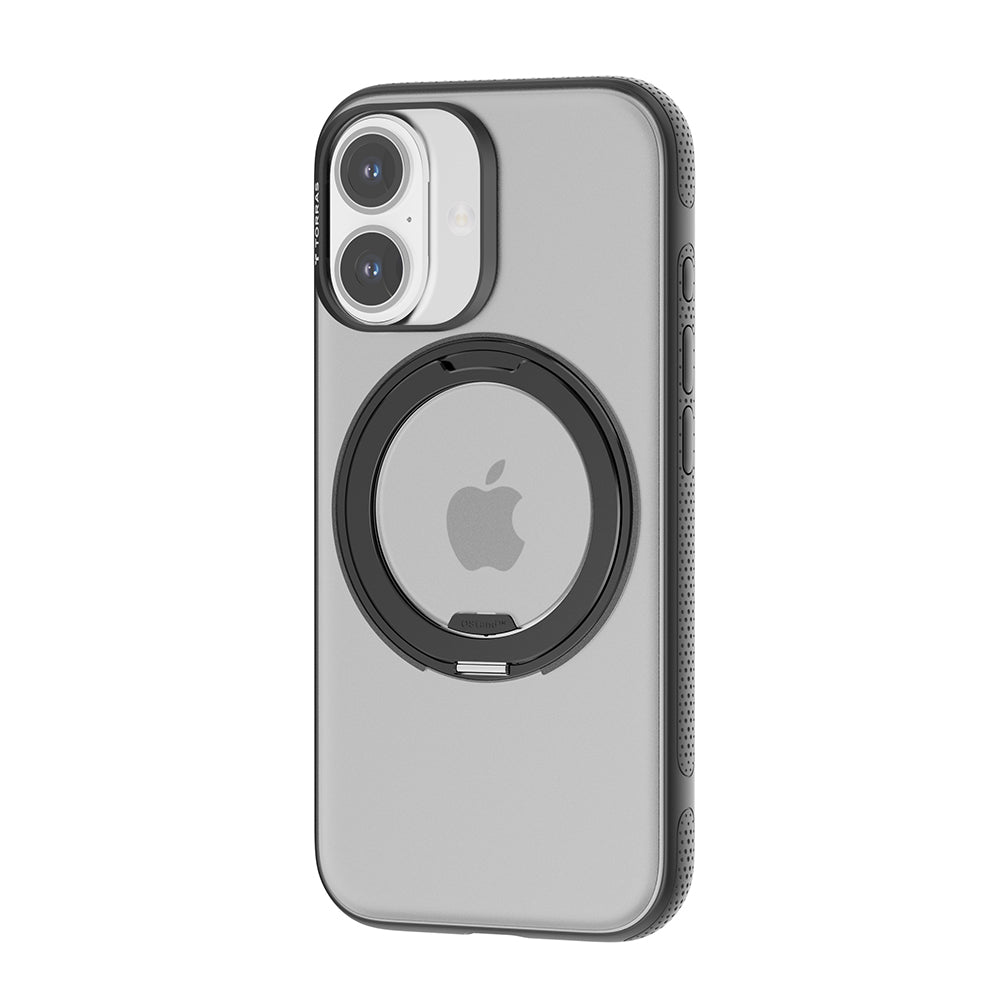 Калъф MagSafe за Apple iPhone 17, Torras, Ostand R Fitness, Черен