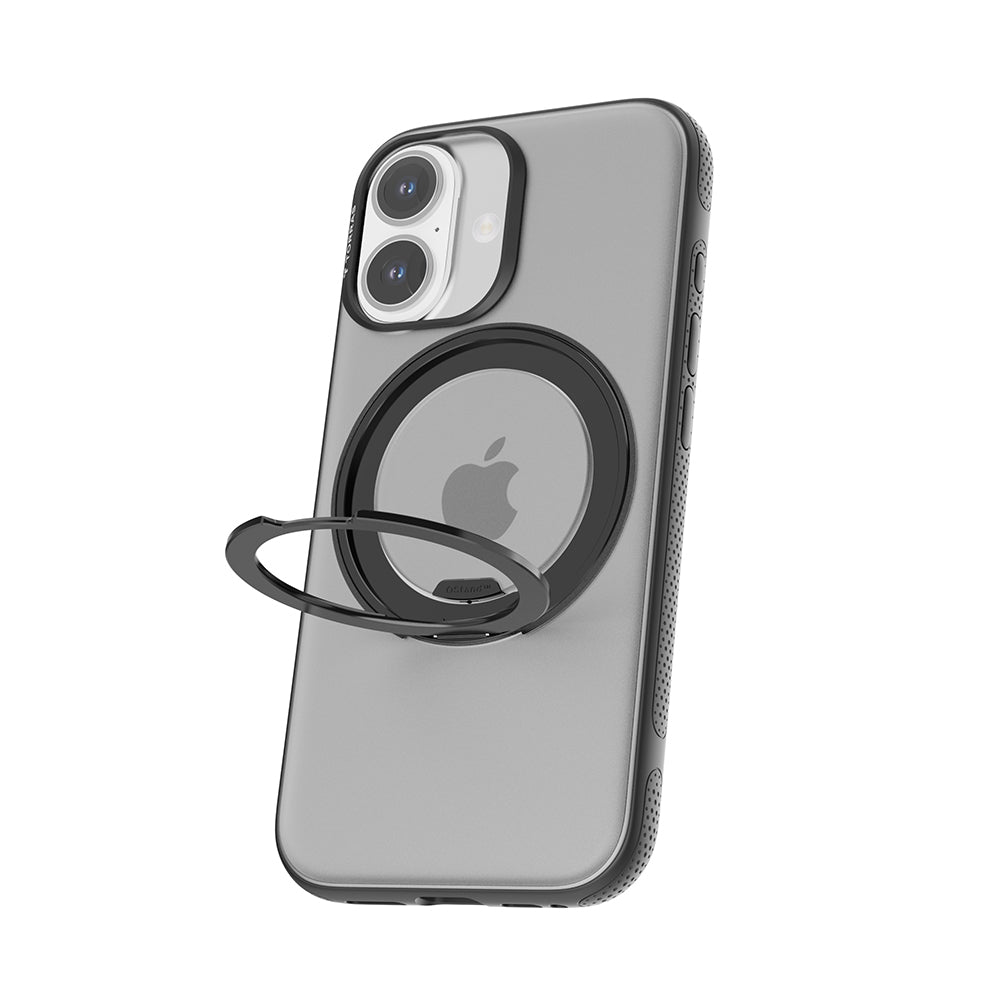 Калъф MagSafe за Apple iPhone 17, Torras, Ostand R Fitness, Черен
