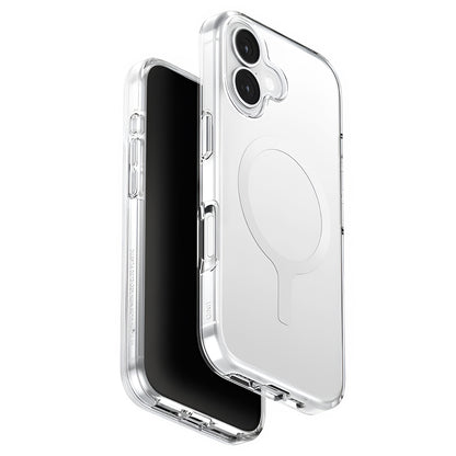 Калъф MagSafe за Apple iPhone 17, UNIQ, Clario MagClick, Прозрачен