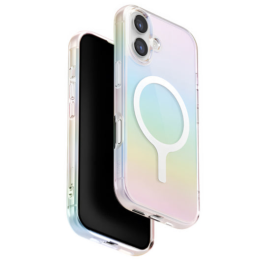 Калъф MagSafe за Apple iPhone 17, UNIQ, Iridescia MagClick, Многоцветен