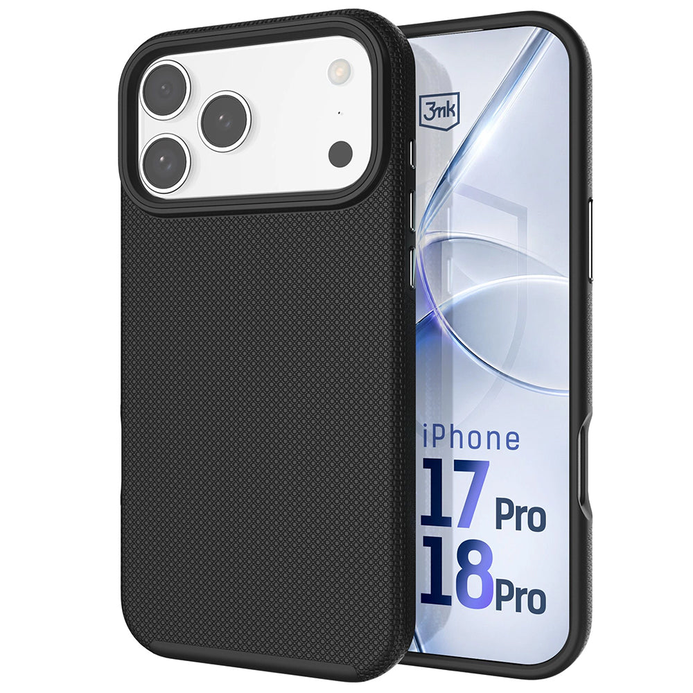 Калъф MagSafe за Apple iPhone 18 Pro / 17 Pro, 3MK, Fortis, черен