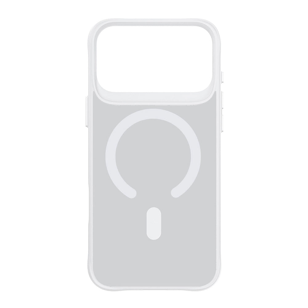 Калъф MagSafe за Apple iPhone 18 Pro / 17 Pro, 3MK, Smoke MagCase, бял