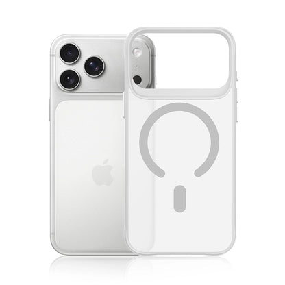 Калъф MagSafe за Apple iPhone 18 Pro / 17 Pro, 3MK, Smoke MagCase, бял