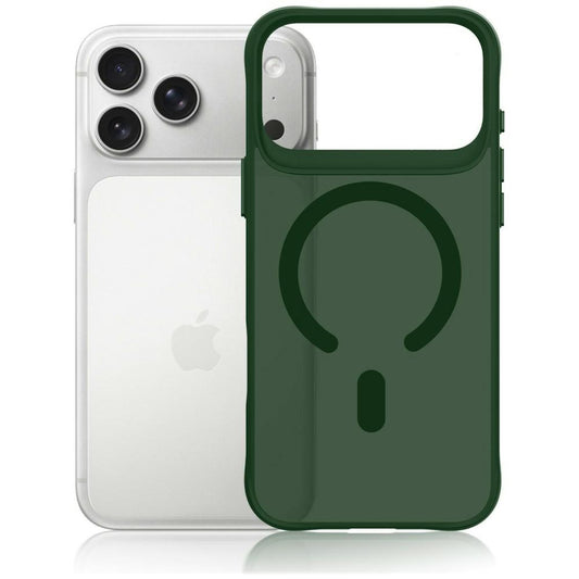 Калъф MagSafe за Apple iPhone 18 Pro / 17 Pro, 3MK, Smoke MagCase, зелен