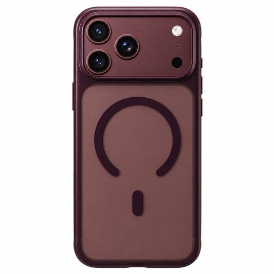 Калъф MagSafe за Apple iPhone 18 Pro / 17 Pro, Blueo, APE Anti-Drop, бордо