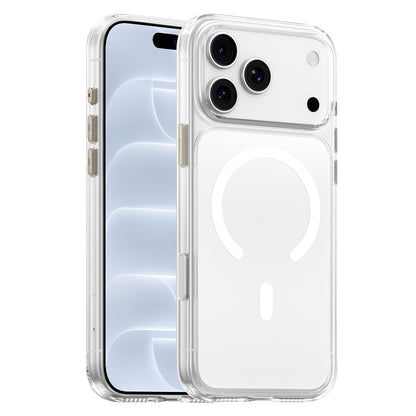 Калъф MagSafe за Apple iPhone 18 Pro / 17 Pro, Blueo, Crystal+ Anti-Drop, прозрачен