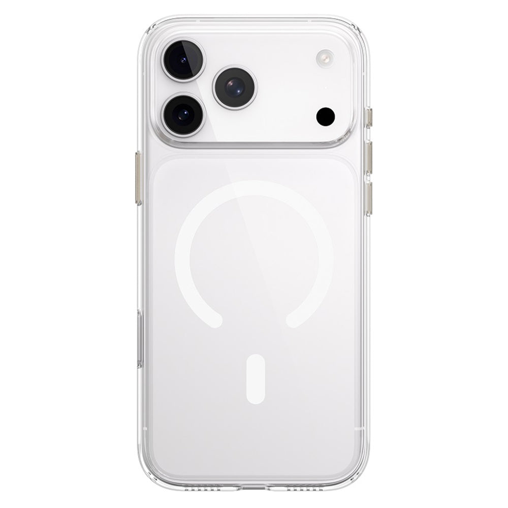 Калъф MagSafe за Apple iPhone 18 Pro / 17 Pro, Blueo, Crystal+ Anti-Drop, прозрачен