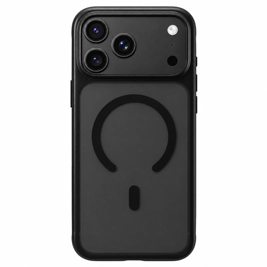 Калъф MagSafe за Apple iPhone 18 Pro / 17 Pro, Blueo, щадящ кожата, против изпускане, сатенен черен