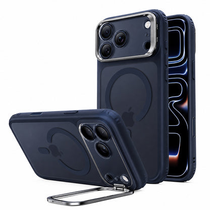 Калъф MagSafe за Apple iPhone 18 Pro / 17 Pro, ESR, Classic Hybrid Kickstand, Сатенено син