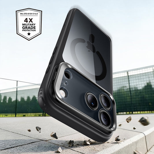 Калъф MagSafe за Apple iPhone 18 Pro / 17 Pro, ESR, Classic Hybrid Kickstand, Черен прозрачен