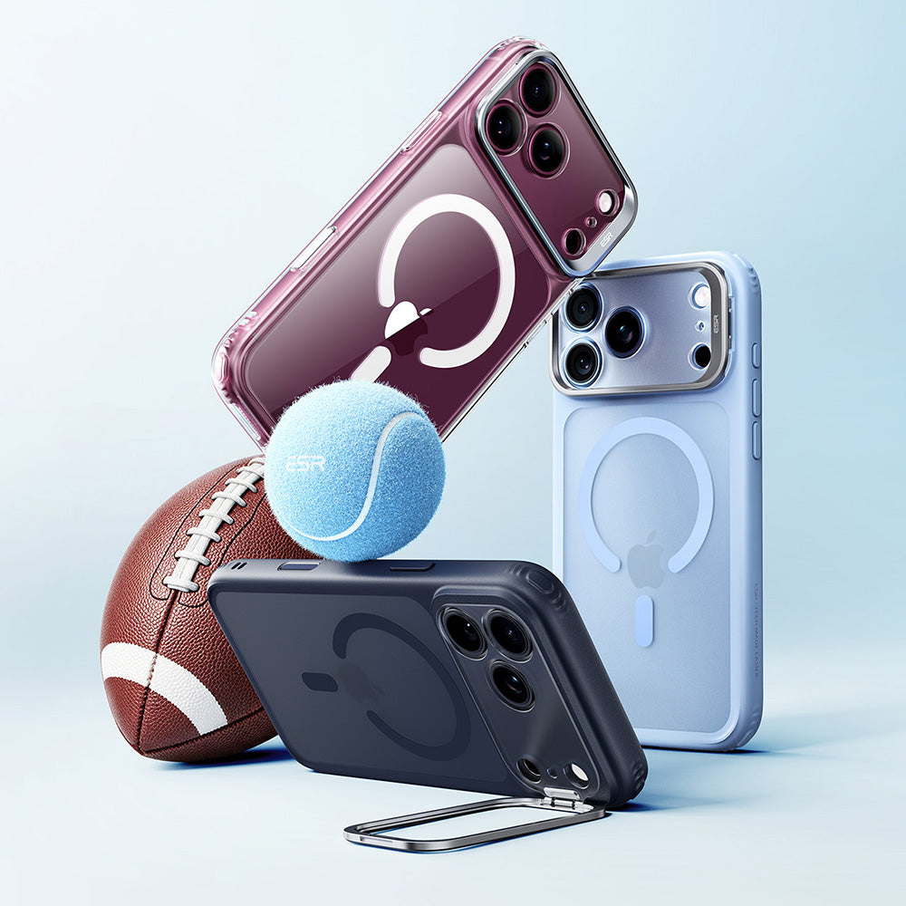 Калъф MagSafe за Apple iPhone 18 Pro / 17 Pro, ESR, Classic Hybrid Kickstand, Розов сатен