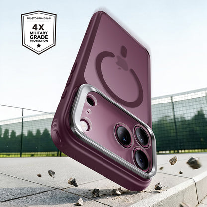 Калъф MagSafe за Apple iPhone 18 Pro / 17 Pro, ESR, Classic Hybrid Kickstand, Тъмночервен сатен