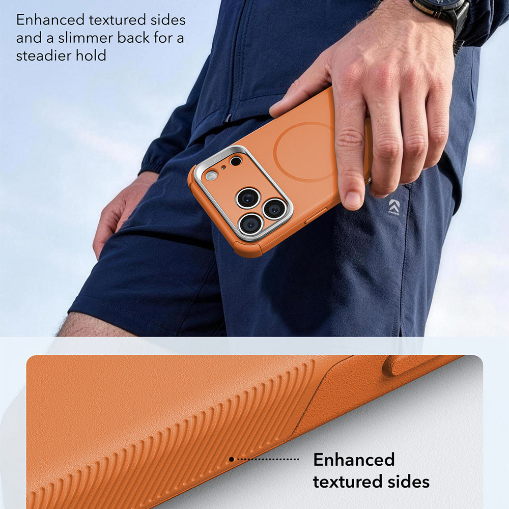 Калъф MagSafe за Apple iPhone 18 Pro / 17 Pro, ESR, Cyber Armor Kickstand, Оранжев
