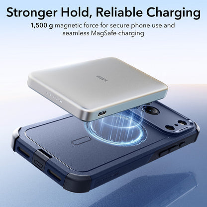 Калъф MagSafe за Apple iPhone 18 Pro / 17 Pro, ESR, Cyber, Тъмносин