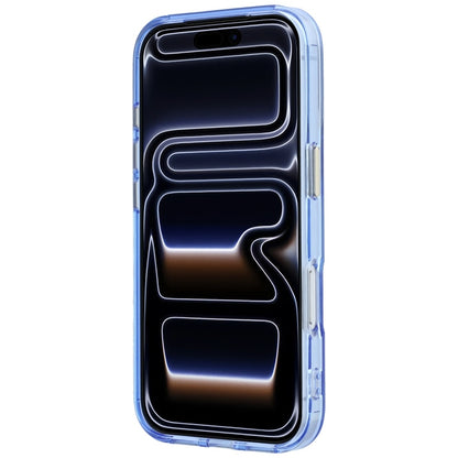 Калъф MagSafe за Apple iPhone 18 Pro / 17 Pro, Guess, Ring Stand Script Metal Logo, Bleu