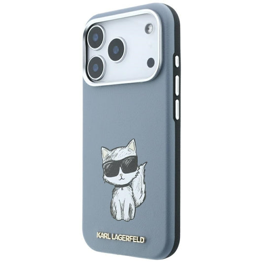 Калъф MagSafe за Apple iPhone 18 Pro / 17 Pro, Karl Lagerfeld, Choupette Sketch, Bleu
