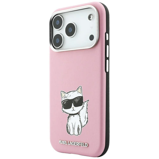 Калъф MagSafe за Apple iPhone 18 Pro / 17 Pro, Karl Lagerfeld, Choupette Sketch, Розов