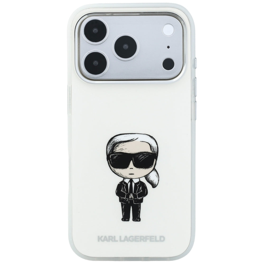Калъф MagSafe за Apple iPhone 18 Pro / 17 Pro, Karl Lagerfeld, HC IML Ikonik Sketch Print, Бежов