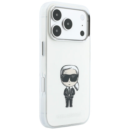 Калъф MagSafe за Apple iPhone 18 Pro / 17 Pro, Karl Lagerfeld, HC IML Ikonik Sketch Print, Бежов