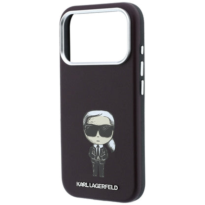 Калъф MagSafe за Apple iPhone 18 Pro / 17 Pro, Karl Lagerfeld, Ikonik Sketch, Бордо