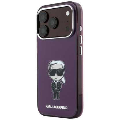Калъф MagSafe за Apple iPhone 18 Pro / 17 Pro, Karl Lagerfeld, HC IML Ikonik Sketch Print, бордо
