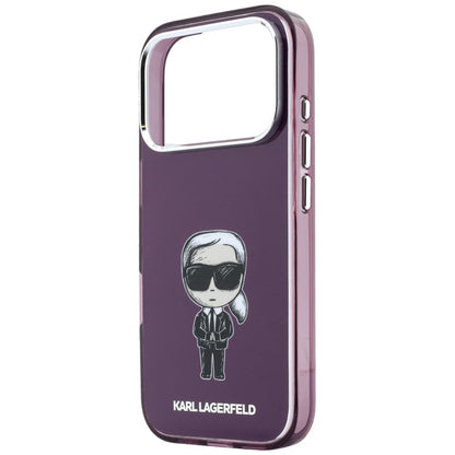 Калъф MagSafe за Apple iPhone 18 Pro / 17 Pro, Karl Lagerfeld, HC IML Ikonik Sketch Print, бордо