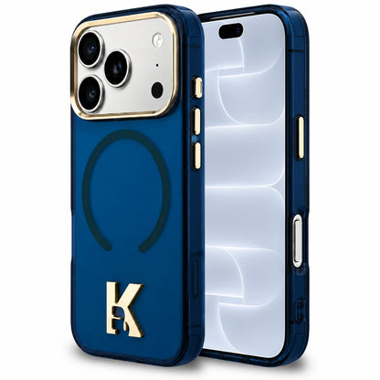 Калъф MagSafe за Apple iPhone 18 Pro / 17 Pro, Karl Lagerfeld, IML Karl Head Logo, синя