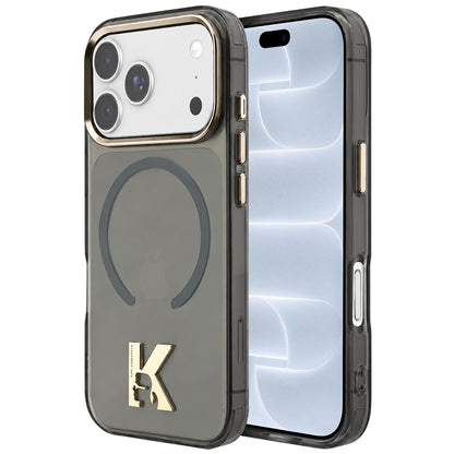 Калъф MagSafe за Apple iPhone 18 Pro / 17 Pro, Karl Lagerfeld, IML Karl Head Logo, черен
