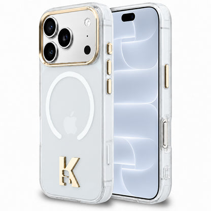 Калъф MagSafe за Apple iPhone 18 Pro / 17 Pro, Karl Lagerfeld, IML Karl Head Logo, прозрачен
