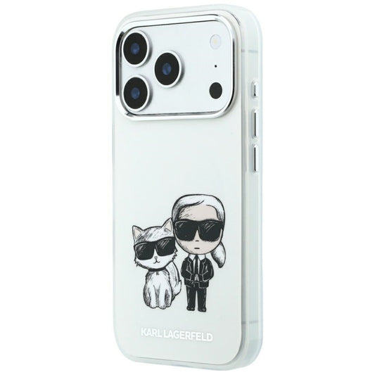 MagSafe Case for Apple iPhone 18 Pro / 17 Pro, Karl Lagerfeld, KC Bodies Sketch, Beige