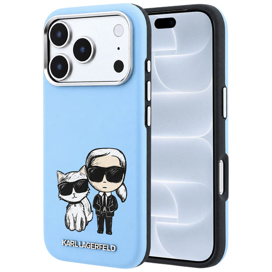 Калъф MagSafe за Apple iPhone 18 Pro / 17 Pro, Karl Lagerfeld, KC Bodies Sketch, Bleu