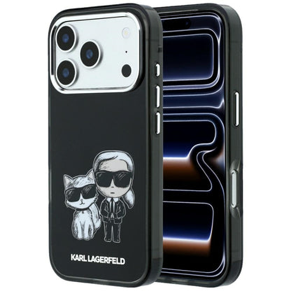 Калъф MagSafe за Apple iPhone 18 Pro / 17 Pro, Karl Lagerfeld, KC Bodies Sketch, Черен