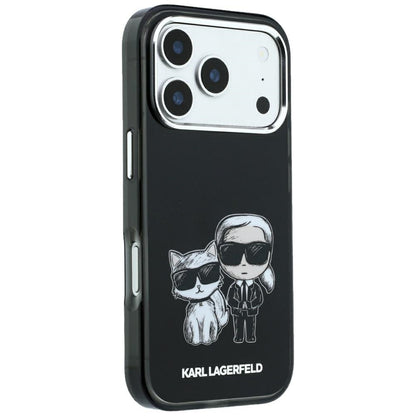 Калъф MagSafe за Apple iPhone 18 Pro / 17 Pro, Karl Lagerfeld, KC Bodies Sketch, Черен