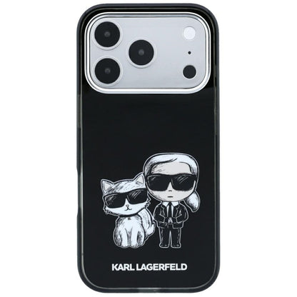 Калъф MagSafe за Apple iPhone 18 Pro / 17 Pro, Karl Lagerfeld, KC Bodies Sketch, Черен