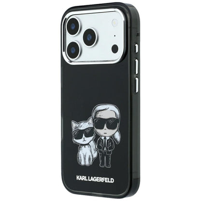Калъф MagSafe за Apple iPhone 18 Pro / 17 Pro, Karl Lagerfeld, KC Bodies Sketch, Черен