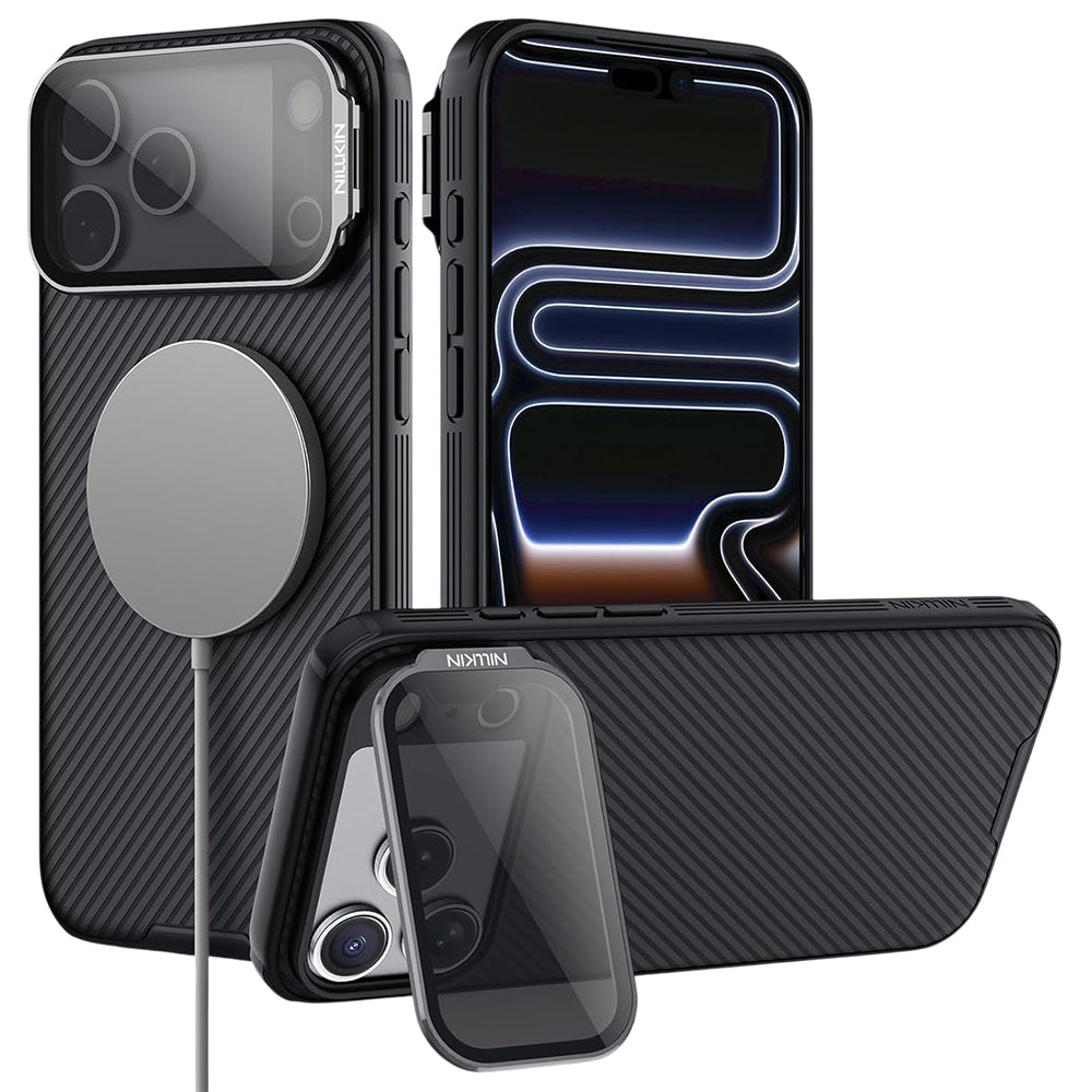 Калъф MagSafe за Apple iPhone 18 Pro / 17 Pro, Nillkin, CamShield Prop, Черен
