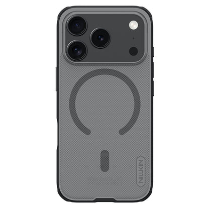 Калъф MagSafe за Apple iPhone 18 Pro / 17 Pro, Nillkin, Super Shield Pro, Черен Прозрачен Сатениран