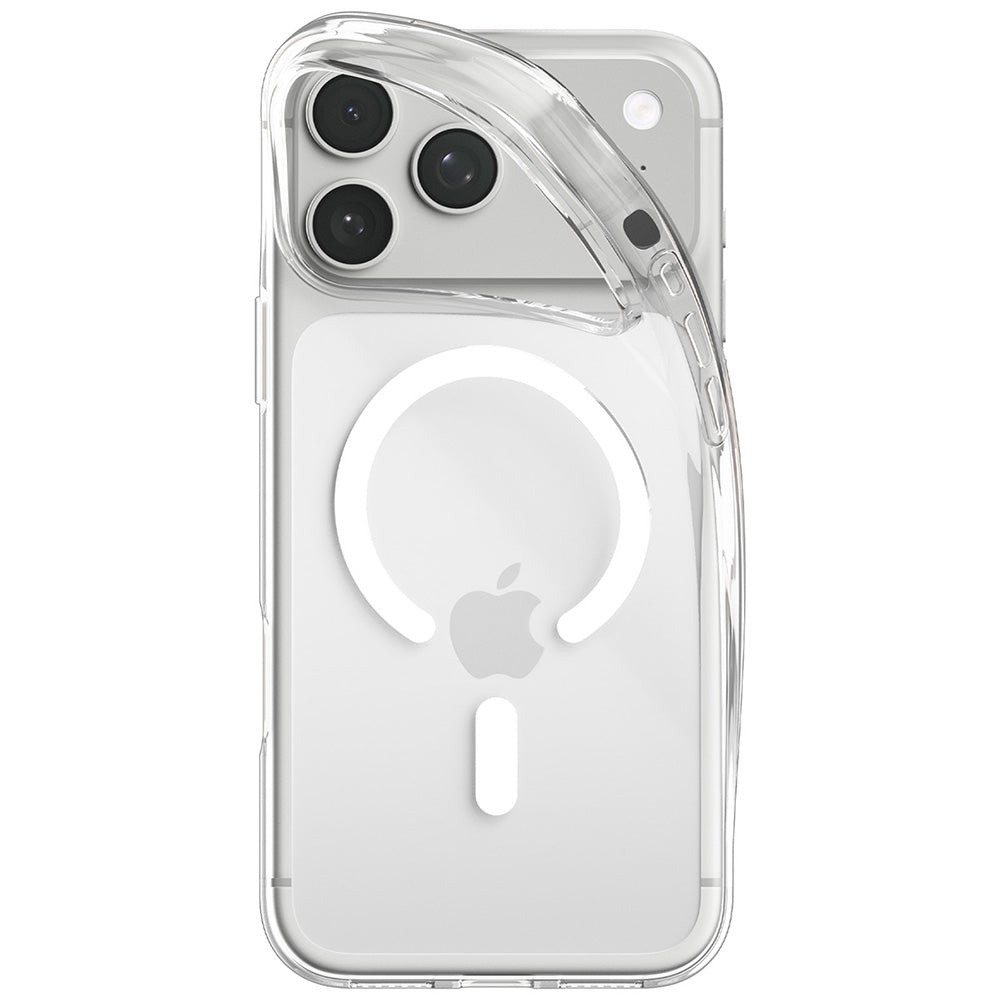 Калъф MagSafe за Apple iPhone 18 Pro / 17 Pro, Spigen, Liquid Crystal MagFit, Бял ACS12180