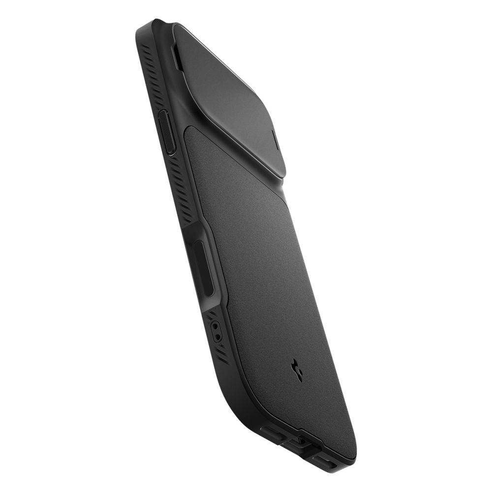 Калъф MagSafe за Apple iPhone 18 Pro / 17 Pro, Spigen, Optik Armor, Черен ACS09953