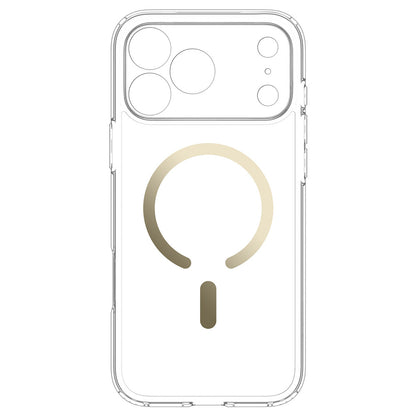 Калъф MagSafe за Apple iPhone 18 Pro / 17 Pro, Spigen, Ultra Hybrid, Златист Прозрачен ACS12157