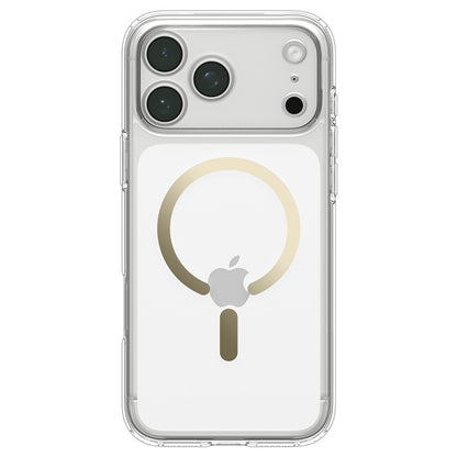 Калъф MagSafe за Apple iPhone 18 Pro / 17 Pro, Spigen, Ultra Hybrid, Златист Прозрачен ACS12157