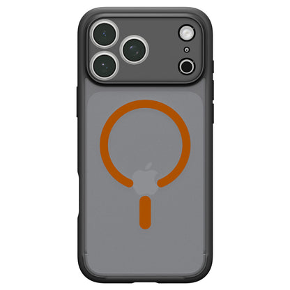 MagSafe Case for Apple iPhone 18 Pro / 17 Pro, Spigen, Ultra Hybrid, Matte Black Orange ACS12162
