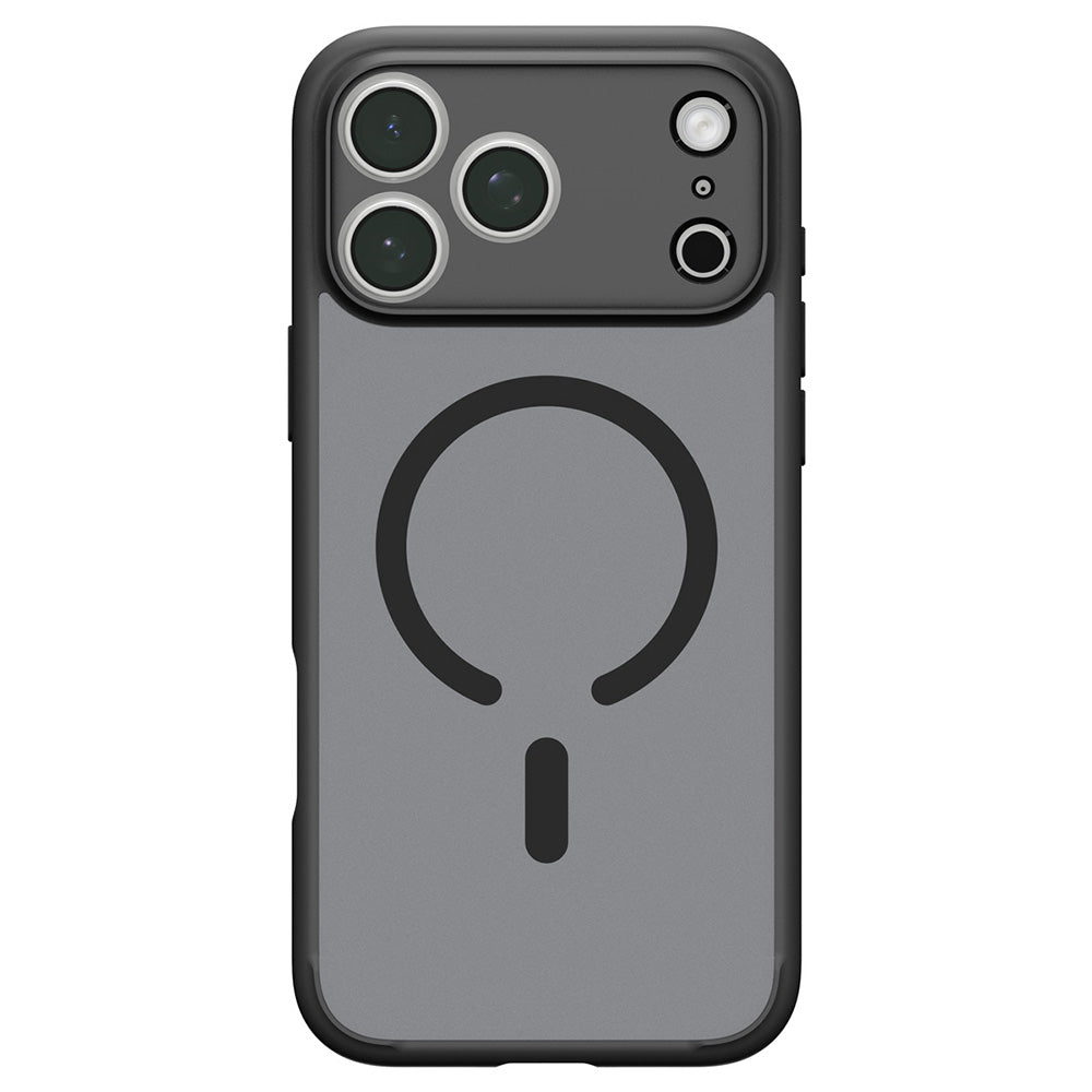Калъф MagSafe за Apple iPhone 18 Pro / 17 Pro, Spigen, Ultra Hybrid, Черен сатен ACS12160